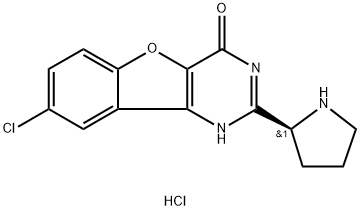 XL413 (hydrochloride) Struktur