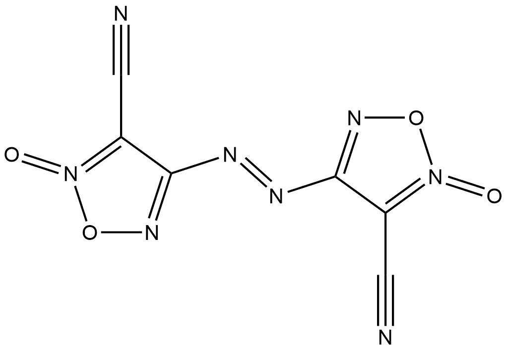 4,4-二氰基偶氮氧化呋咱, 206363-20-4, 结构式