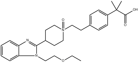 比拉斯汀杂质,2069238-47-5,结构式