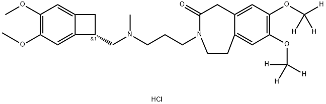 Ivabradine (D6 hydrochloride) Struktur