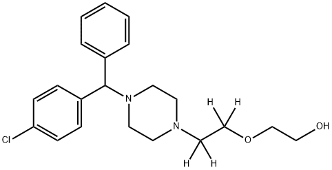 Hydroxyzine d4, 2070014-84-3, 结构式