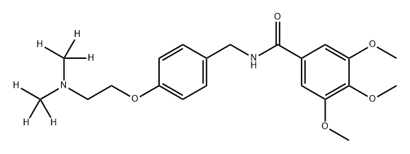 TriMethobenzaMide-d6, 2070014-97-8, 结构式