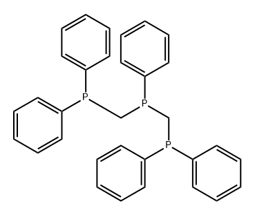 Phosphine, bis[(diphenylphosphino)methyl]phenyl- Structure