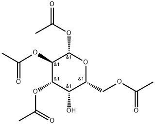 1,2,3,6-O-四乙酰-Β-D-半乳糖, 20721-61-3, 结构式