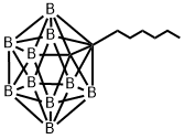 1-己基-邻碳硼烷 结构式