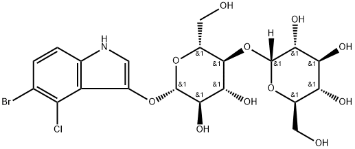 5-Bromo-4-chloro-3-indolyl a-D-maltopyranoside Structure