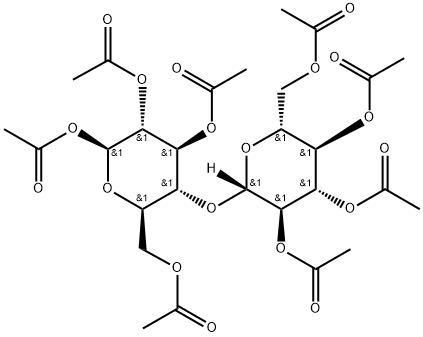 β-D-Glucopyranose, 4-O-(2,3,4,6-tetra-O-acetyl-β-D-glucopyranosyl)-, 1,2,3,6-tetraacetate