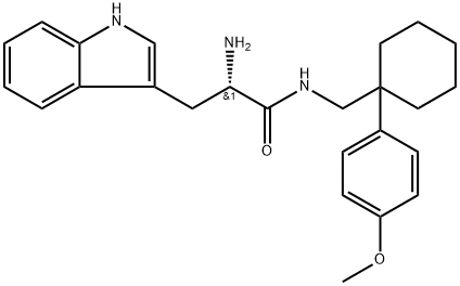 2077237-94-4 1H-Indole-3-propanamide, α-amino-N-[[1-(4-methoxyphenyl)cyclohexyl]methyl]-, (αS)-