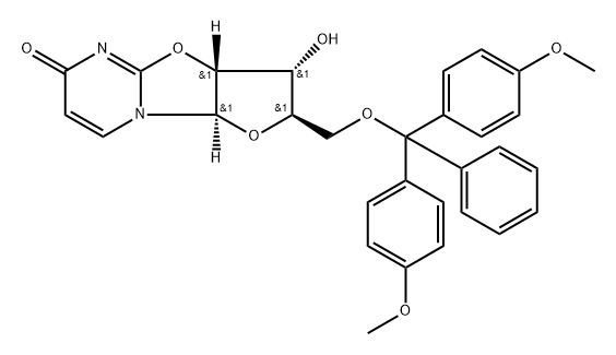 5'-O-DMT-2,2'-anhydrouridine Structure