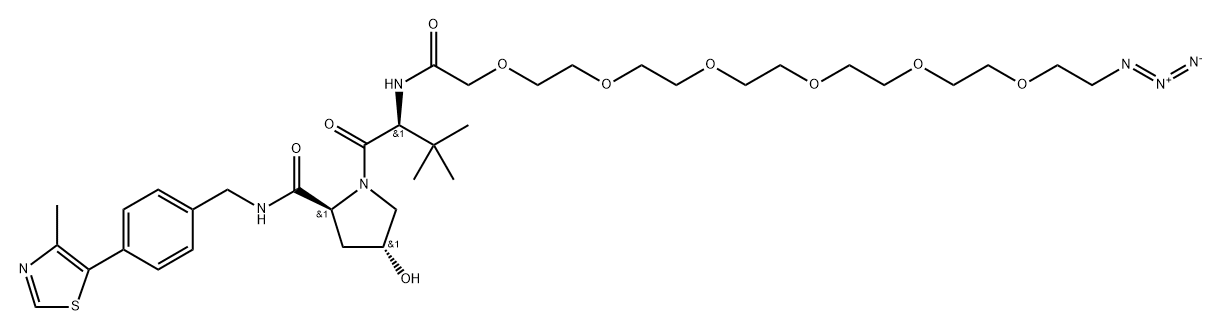 (S,R,S)-AHPC-PEG6-Azide Structure