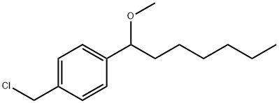 1-(氯甲基)-4-(1-甲氧基庚基)苯, 2087906-41-8, 结构式