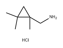 (1,2,2-TRIMETHYLCYCLOPROPYL)METHANAMINE HYDROCHLORIDE, 2089255-87-6, 结构式