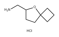 {5-OXASPIRO[3.4]OCTAN-6-YL}METHANAMINE HYDROCHLORIDE 结构式