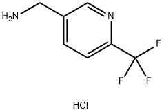 (6-(Trifluoromethyl)pyridin-3-yl)methanamine dihydrochloride Struktur