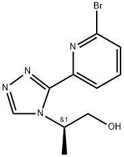 2089624-53-1 (R)-2-(3-(6-溴吡啶-2-基)-4H-1,2,4-三唑-4-基)丙-1-醇