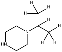 1-Isopropyl-d7-piperazine Structure