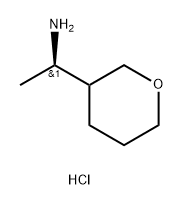 2H-Pyran-3-methanamine, tetrahydro-α-methyl-, hydrochloride (1:1), (αR)- 结构式