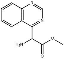 methyl 2-amino-2-(quinazolin-4-yl)acetate 结构式