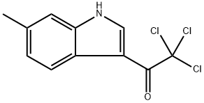 2,2,2-trichloro-1-(6-methyl-1H-indol-3-yl)ethan-1-one Structure