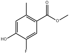 5-氟-4-羟基-2-甲基苯甲酸甲酯, 2091698-82-5, 结构式