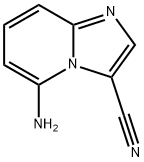 5-aminoimidazo[1,2-a]pyridine-3-carbonitrile Struktur