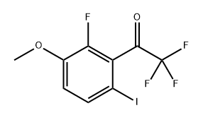 2,2,2-Trifluoro-1-(2-fluoro-6-iodo-3-methoxyphenyl)ethanone Structure