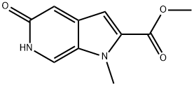 methyl 5-hydroxy-1-methyl-1H-pyrrolo[2,3-c]pyridine-2-carboxylate Structure
