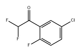 1-(5-氯-2-氟苯基)-2,2-二氟乙酮, 2092202-00-9, 结构式