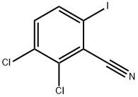 2,3-Dichloro-6-iodobenzonitrile 结构式