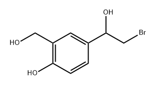 1,3-Benzenedimethanol, α1-(bromomethyl)-4-hydroxy- Structure