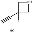 3-ETHYNYL-3-FLUOROAZETIDINE HYDROCHLORIDE, 2094149-92-3, 结构式