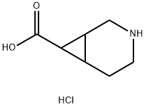 3-AZABICYCLO[4.1.0]HEPTANE-7-CARBOXYLIC ACID HYDROCHLORIDE, MIXTURE OF ISOMERS, 2094939-78-1, 结构式