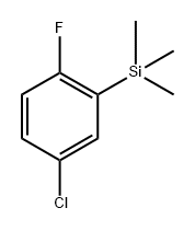 (5-Chloro-2-fluorophenyl)trimethylsilane,2095209-09-7,结构式