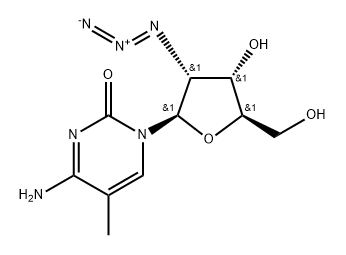 2'-Azido-2'-deoxy-5-methylcytidine Structure
