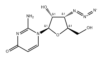3'-Deoxy-3'-azido-isocytidine 结构式