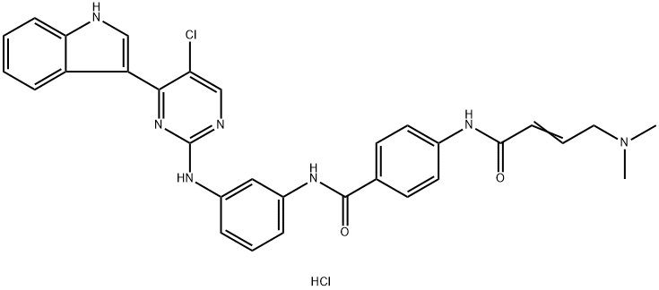 THZ1 Dihydrochloride Struktur