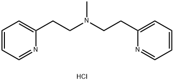 2-Pyridineethanamine, N-methyl-N-[2-(2-pyridinyl)ethyl]-, hydrochloride (1:3) Struktur