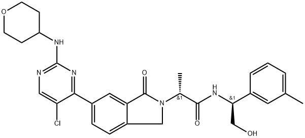 ERK1/2 inhibitor 1 Struktur