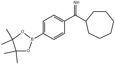 环庚基(4-(4,4,5,5-四甲基-1,3,2-二氧硼烷-2-基)苯基)甲胺,2096342-17-3,结构式