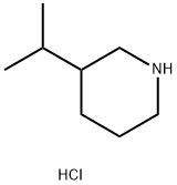 3-(Propan-2-yl)piperidine hydrochloride Structure