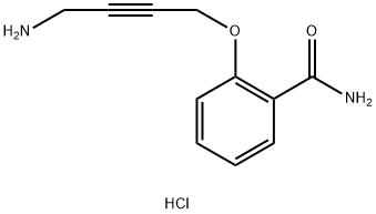 2-[(4-氨基丁-2-炔-1-基)氧基]苯甲酰胺二盐酸盐, 2097936-33-7, 结构式
