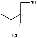 3-ETHYL-3-FLUOROAZETIDINE HYDROCHLORIDE,2098116-40-4,结构式