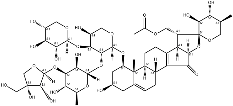Trillikamtoside Q 结构式