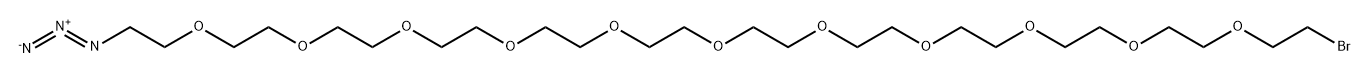 N3-PEG11-CH2CH2Br Structure