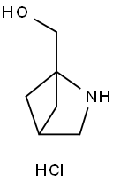 2-Azabicyclo[2.1.1]hexane-1-methanol, hydrochloride (1:1) Struktur