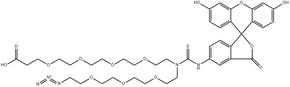 2100306-72-5 N-(Azido-PEG3)-N-Fluorescein-PEG4-acid