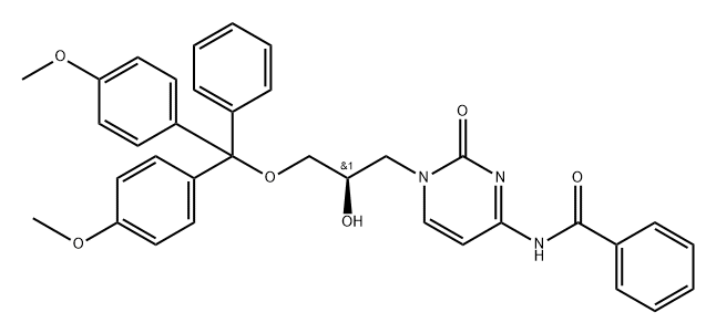 (R)-DMT-glycidol-C(Bz) Structure