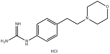 1-(4-(2-吗啉代乙基)苯基)胍盐酸, 2102408-80-8, 结构式