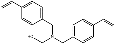 1-[双[(4-乙烯基苯基)甲基]氨基]甲醇, 2102728-91-4, 结构式