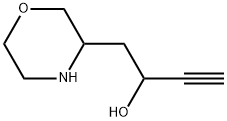 3-Morpholineethanol, α-ethynyl- Struktur